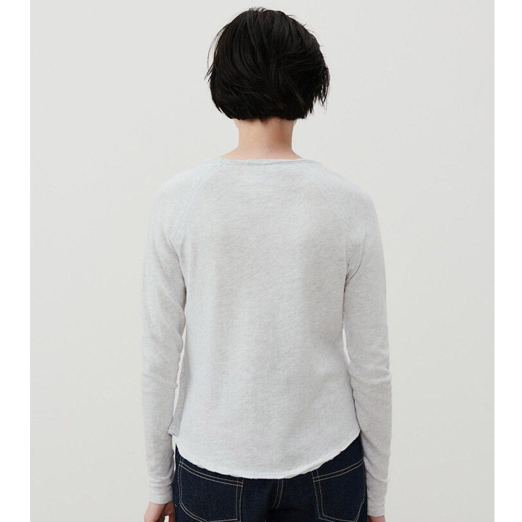 American Vintage Sonoma L/S Round Neck - Arctic Melange - Collector Store
