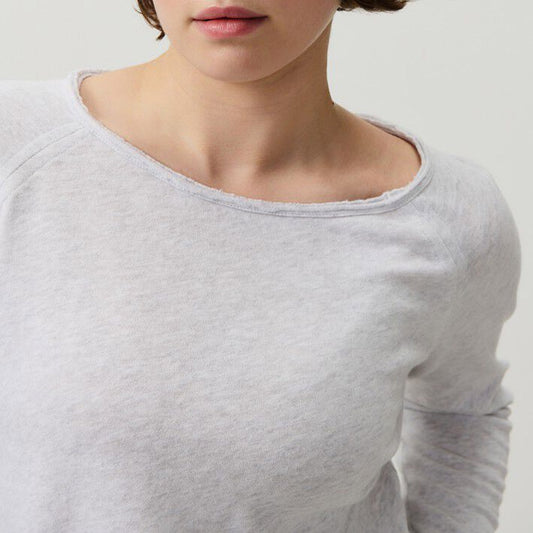 American Vintage Sonoma L/S Round Neck - Arctic Melange - Collector Store Sydney