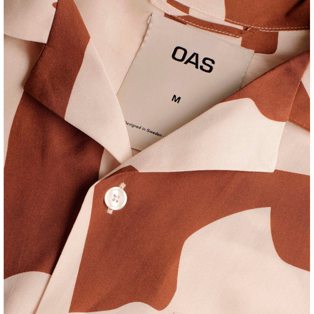 OAS Russet Puzzlotec Viscose Shirt - Collector Store Sydney