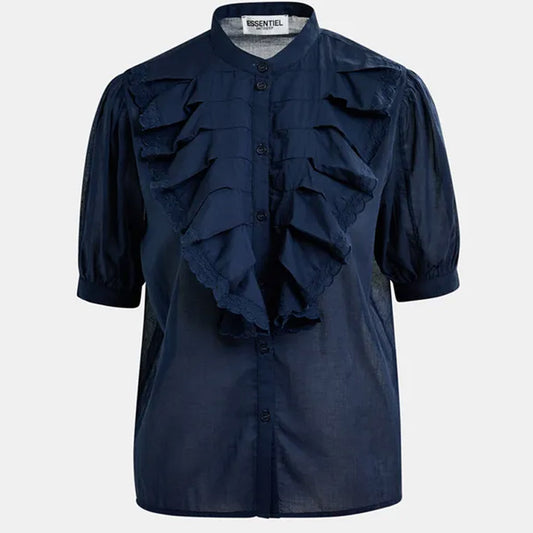 Essentiel Antwerp | Hamadeus Ruffle Shirt - Collector Store Sydney