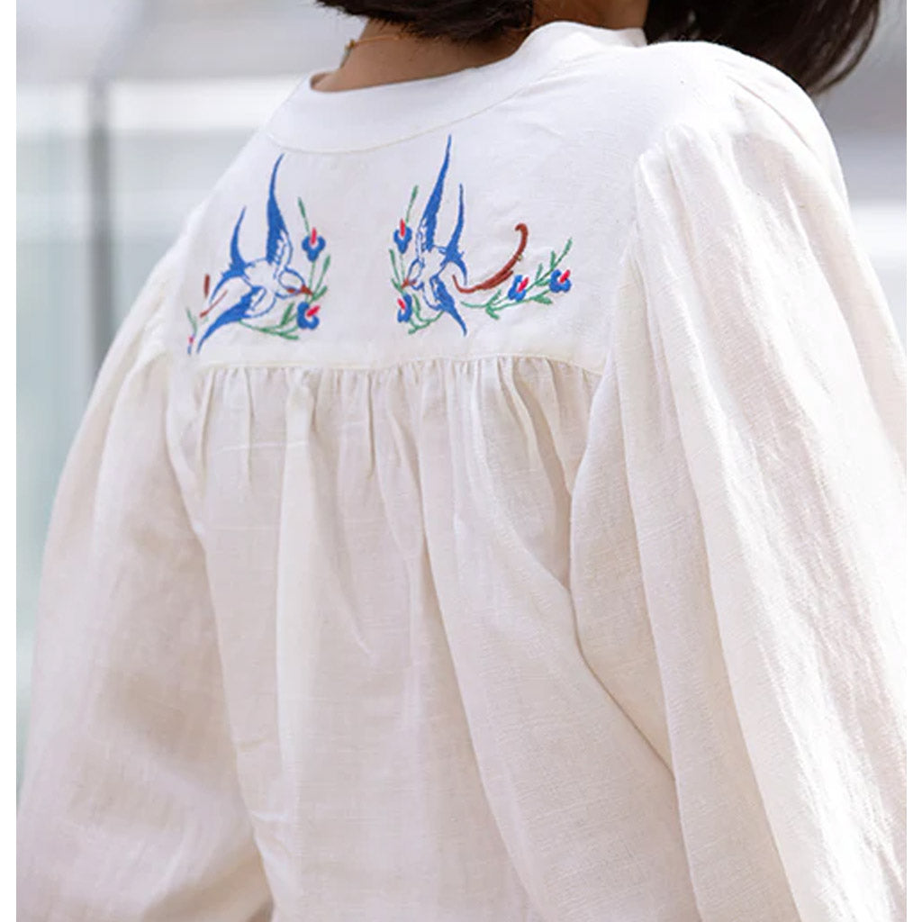 Marie Louise De Monterey - Mesange Blouse- Ecru - Collector Store