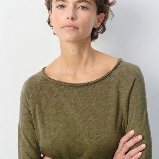 American Vintage Sonoma L/S Round Neck Tee - Vintage Bush - Collector Store Sydney