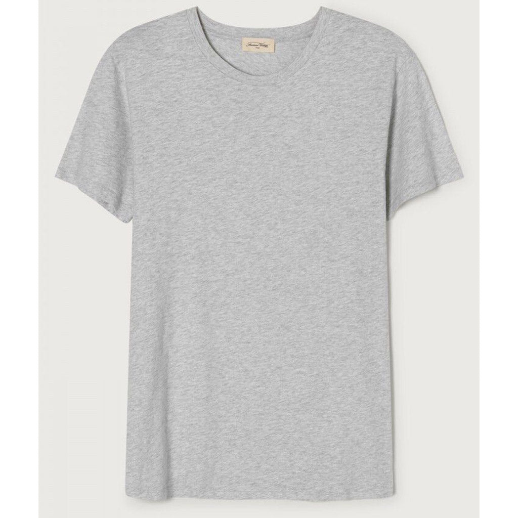 American Vinatge - Mens Bysapick Round Neck Tee - Polar Melange - Collector Store