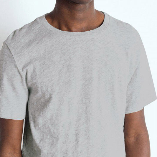 American Vinatge - Mens Bysapick Round Neck Tee - Polar Melange - Collector Store Sydney