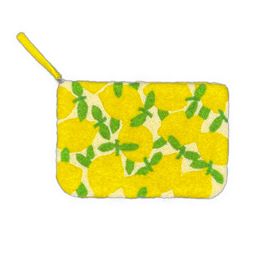 Jacksons Lemon all Over beaded purse - Collector Store