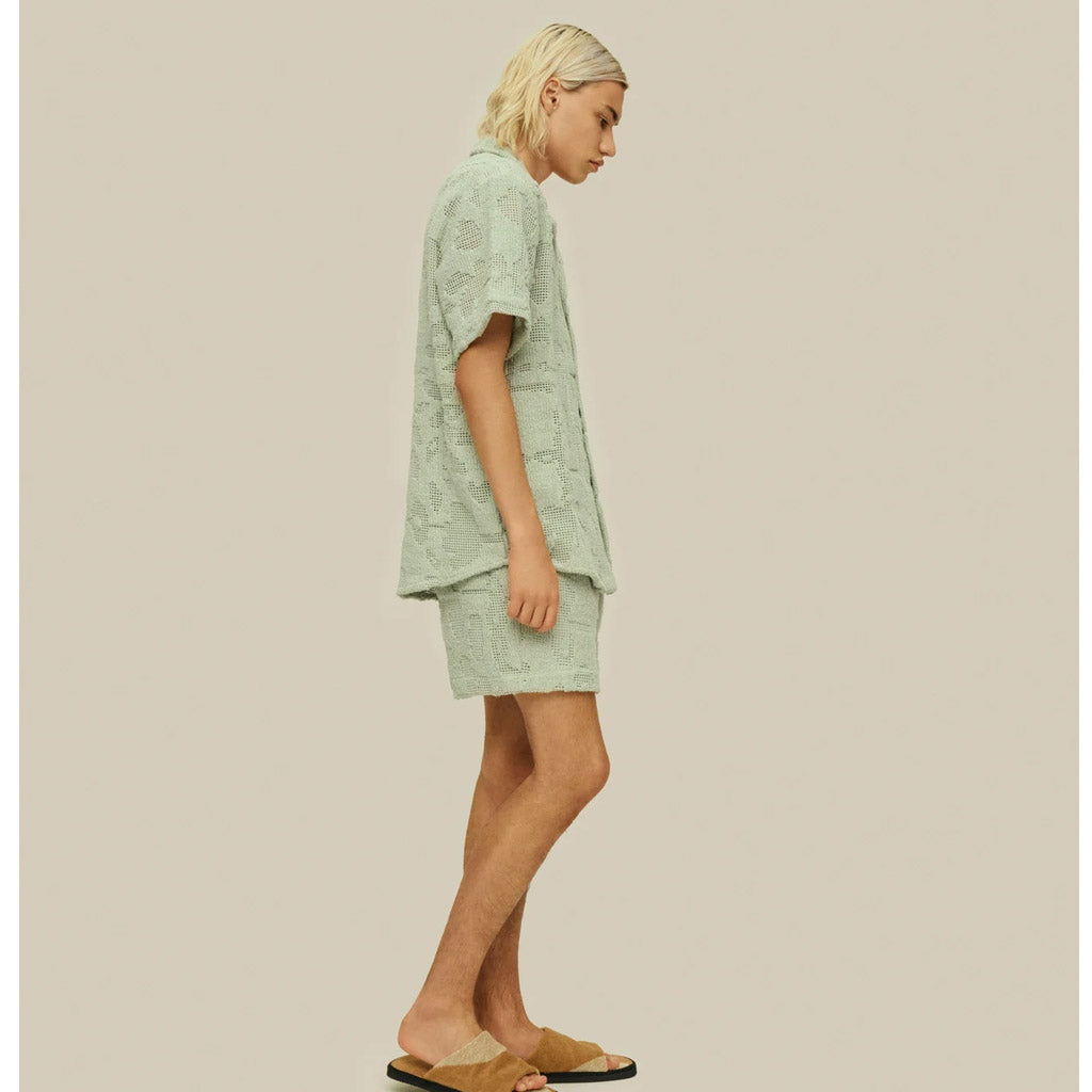 OAS Galbanum Crochet Shorts - Collector Store