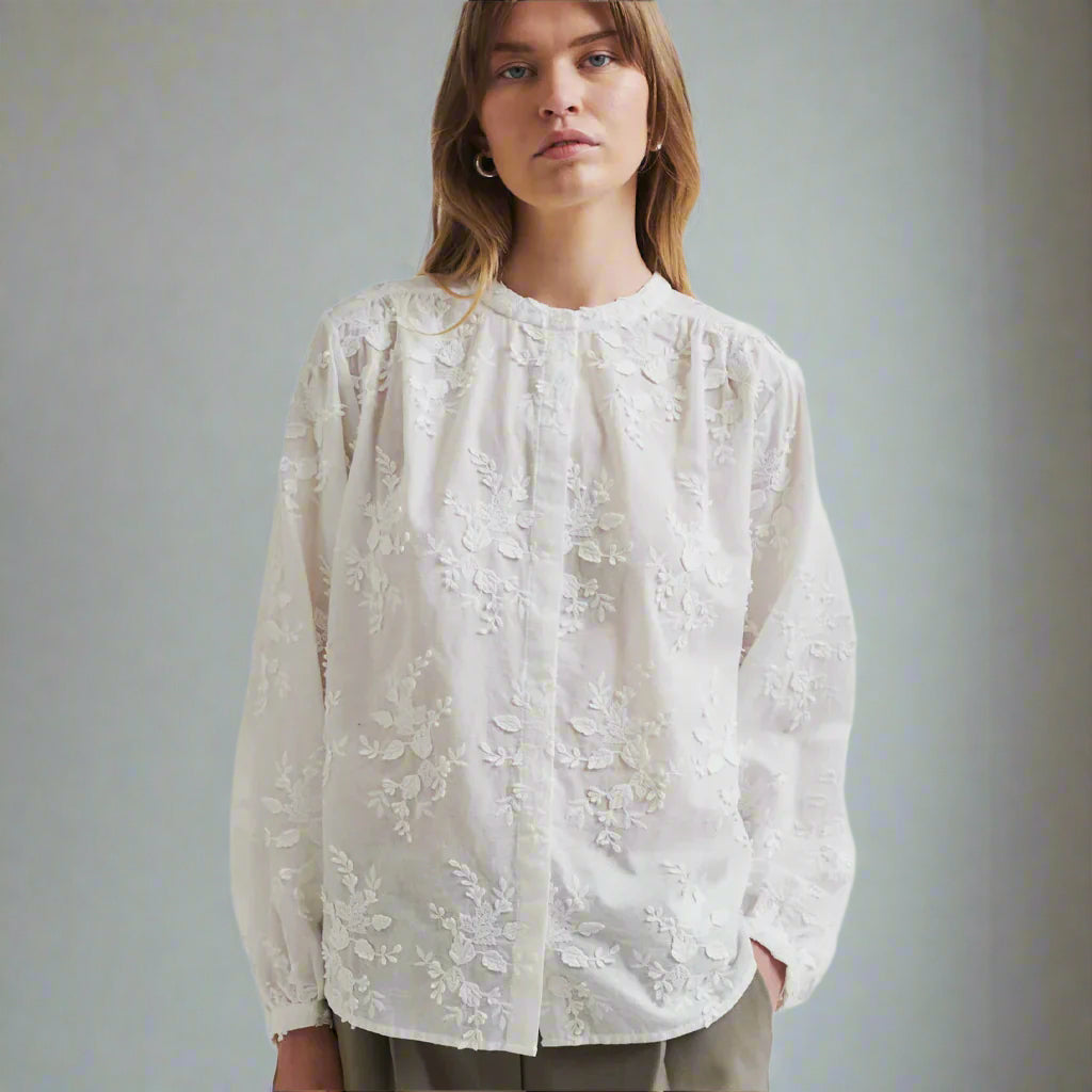 Second Female Cotton Cavan Shirt - White - Collector Store