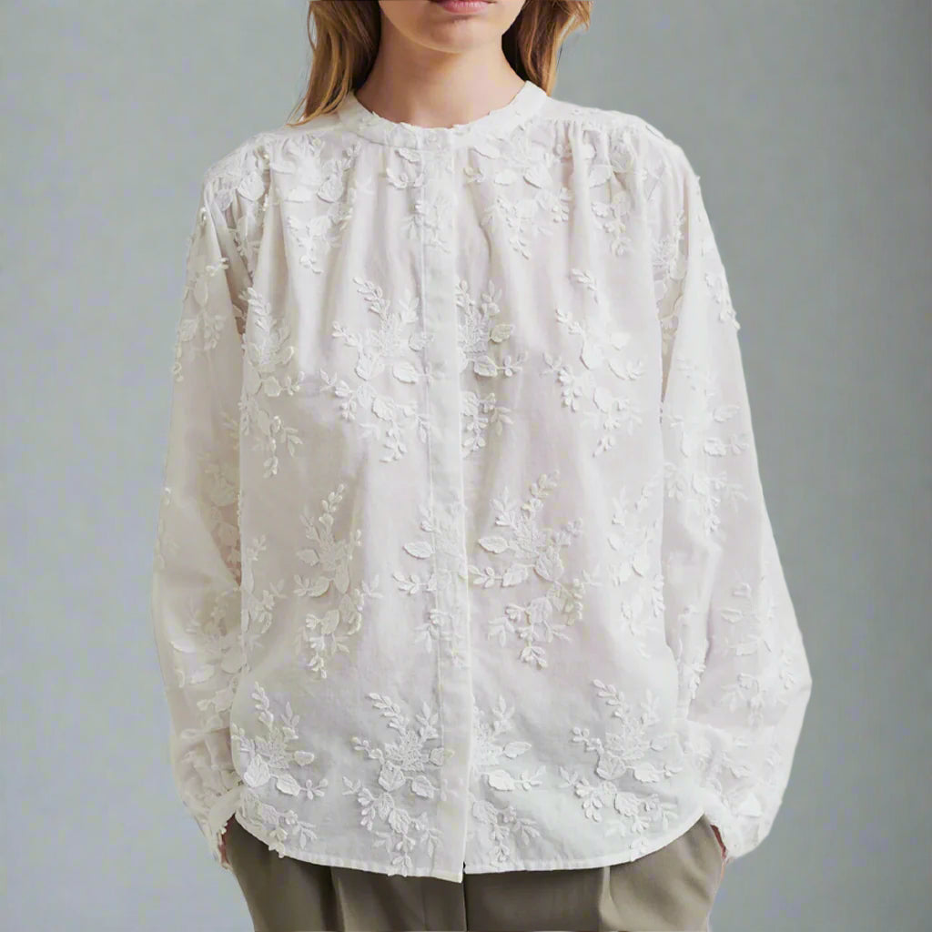 Second Female Cotton Cavan Shirt - White - Collector Store