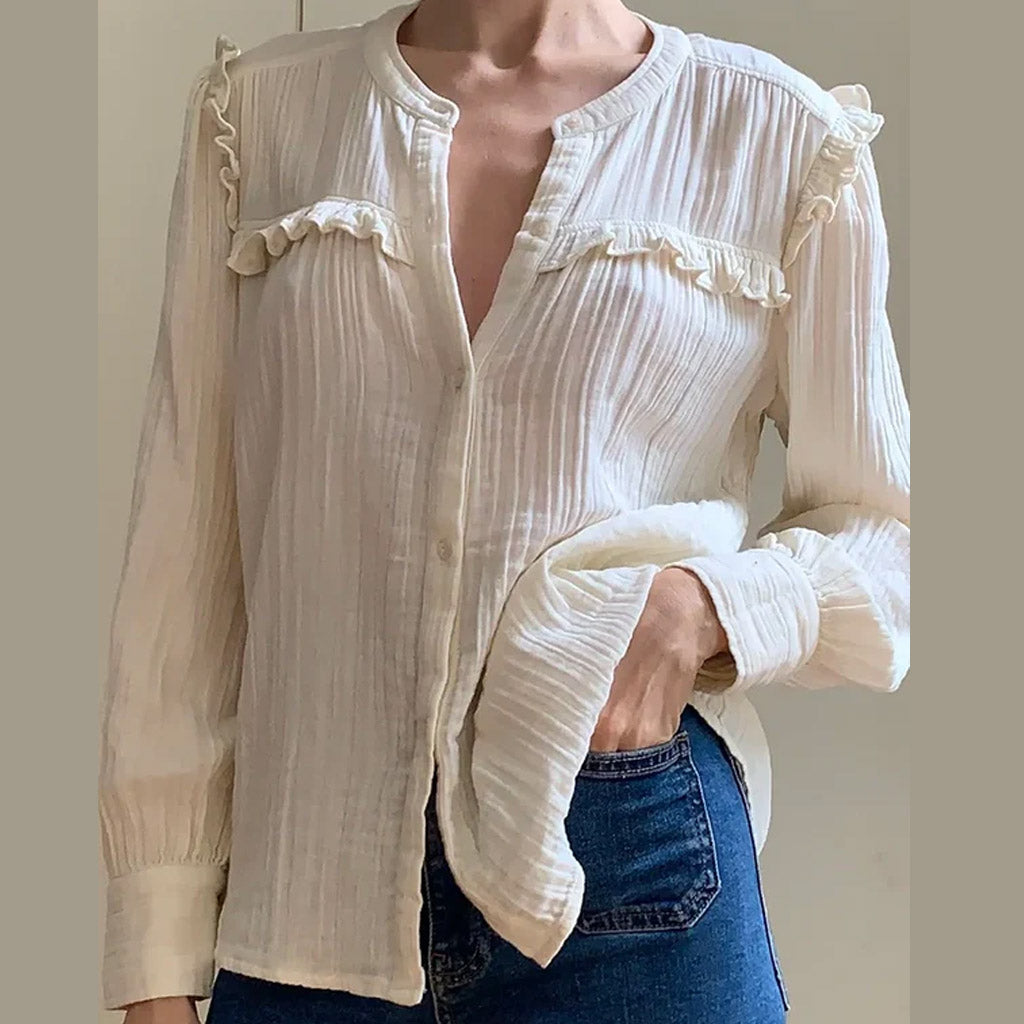 Marie Louise De Monterey - Isabella blouse ECRU