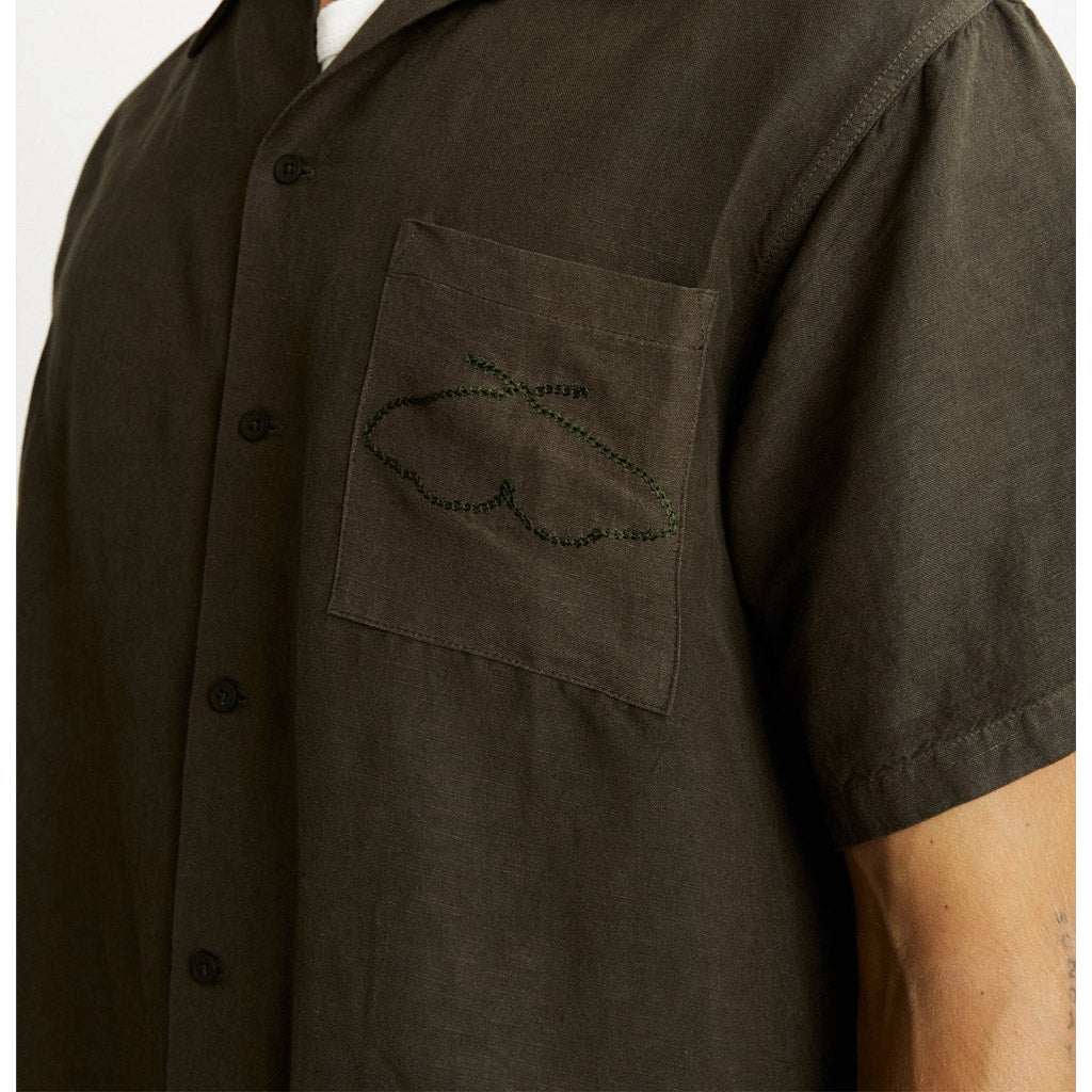 Mr Simple Huck Embroided - New Art SS Shirt - Fatigue - Collector Store