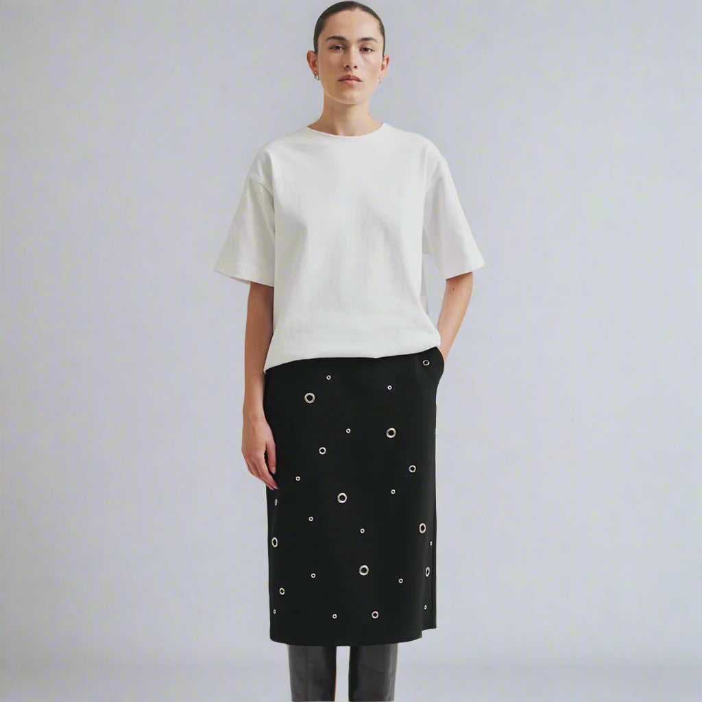Second Female Eyla Pencil Skirt Black - Collector Store