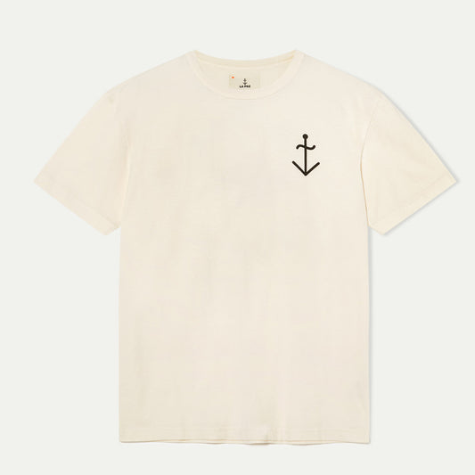 La Paz Tee shirt - GUERREIRO LA PAZ PORTO ECRU - Collector Store Sydney