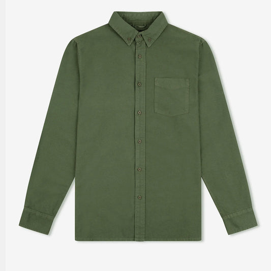 Mr Simple OXFORD LS SHIRT : Fatigue - Collector Store Sydney