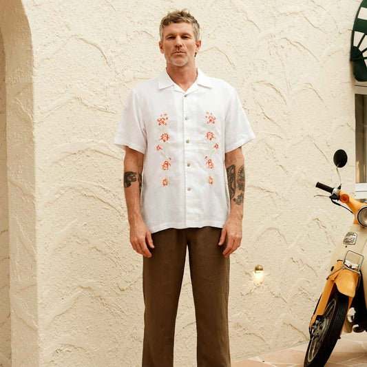 Mr Simple Cuban Short Sleeve Shirt - Garden State