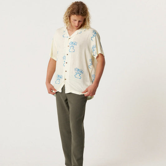 TCSS - MELLOW RESORT FLEECE - ECRU - Collector Store Sydney