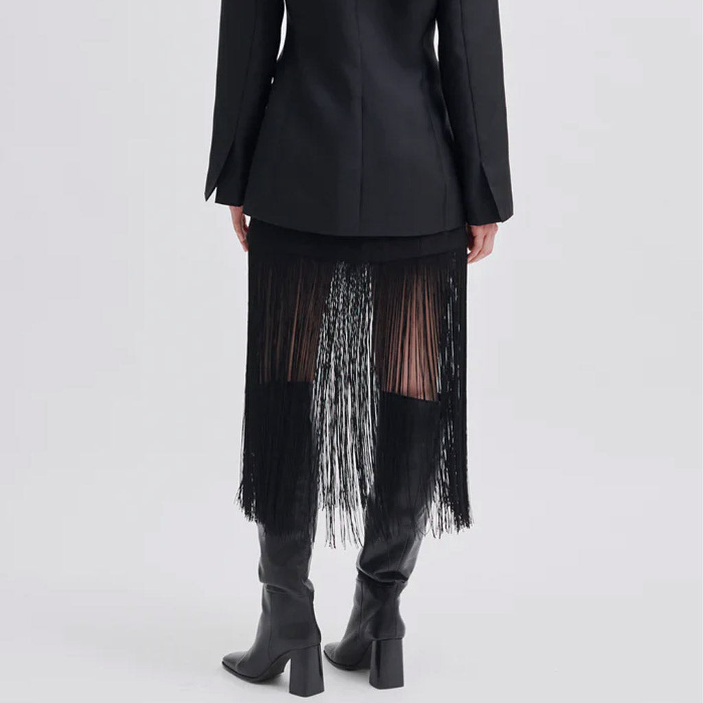 Second Female Fringe Skirt - Black - Collector Store