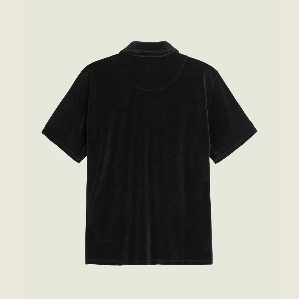 OAS Girona Velour Shirt - Nearly Black - Collector Store