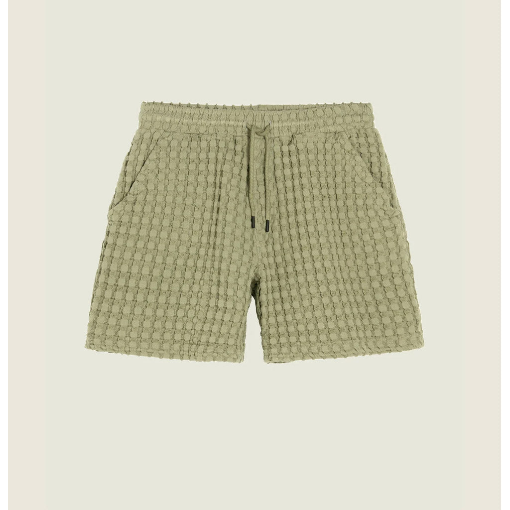 OAS Dusty Green - Porto Waffle Shorts - Collector Store