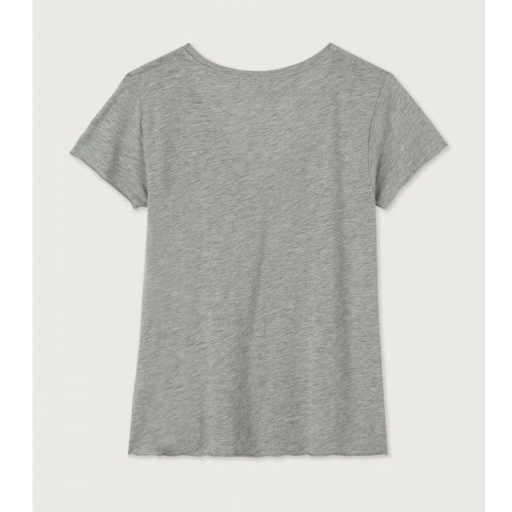 American Vintage Jacksonville V-Neck Tee - Heather Grey - Collector Store Sydney