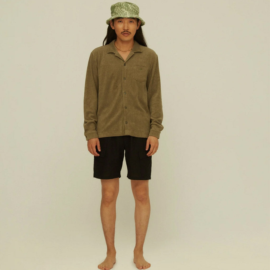 OAS Khaki Terry Camisa Shirt - Collector Store