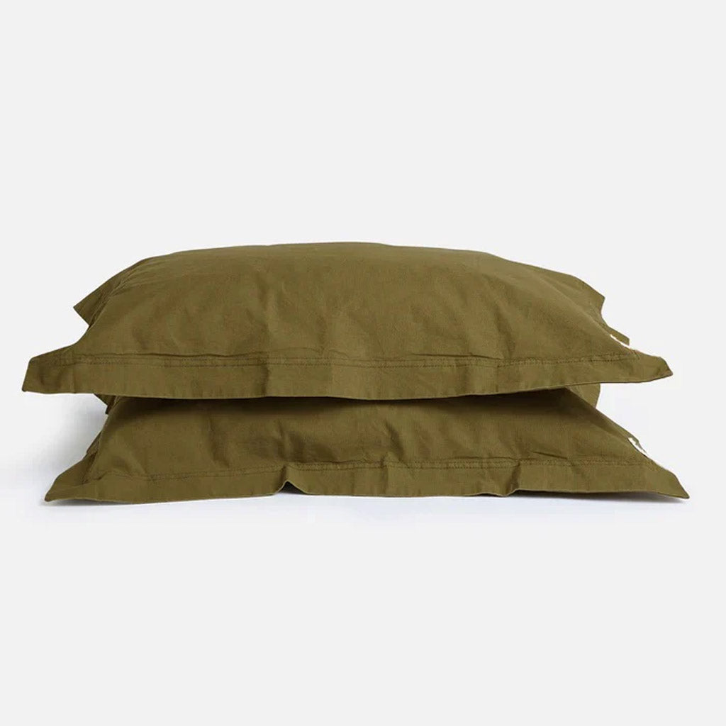 Pony Rider | Organic Standard Pillow Case Set of 2 | Kelp - Collector Store