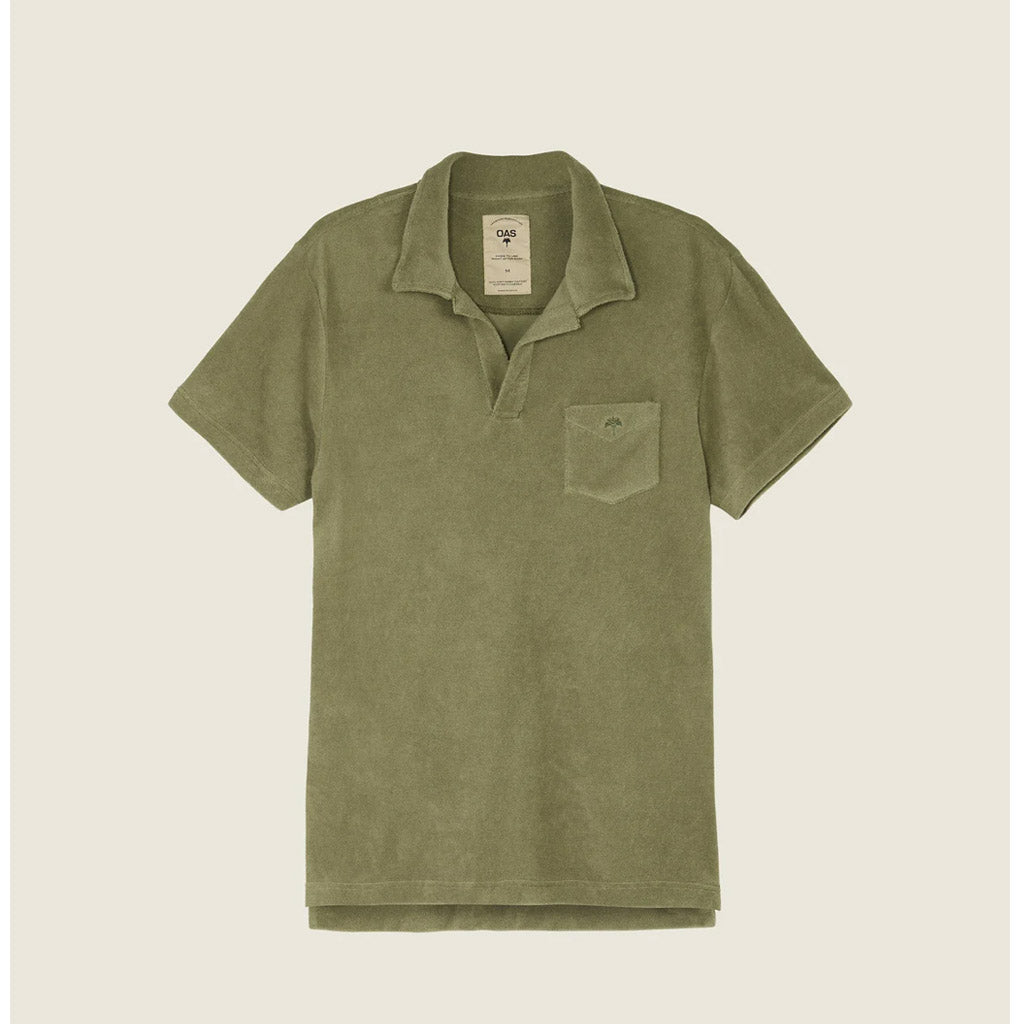 OAS TERRY POLO Khaki - Collector Store