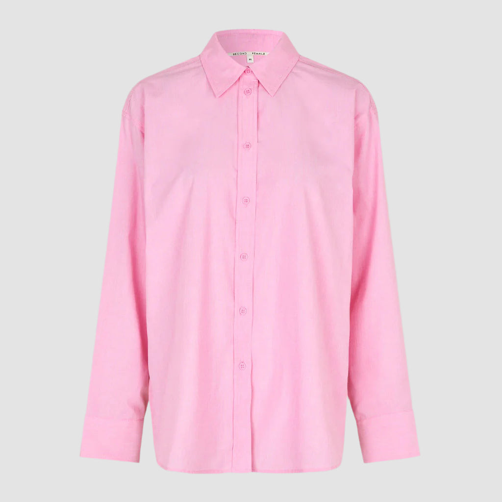 Second Female Cotton Shirt | Lucine - Pink Cosmos - Collector Store