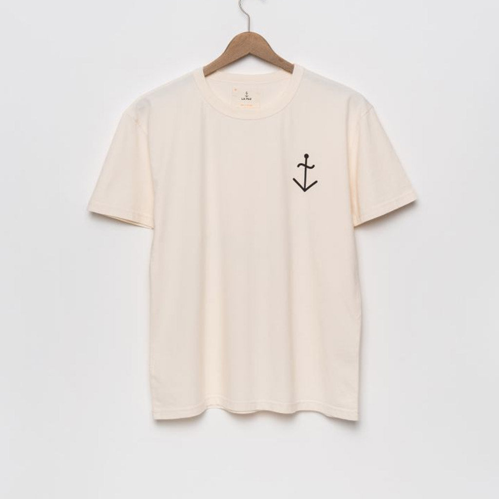 La Paz Tee shirt - GUERREIRO LA PAZ MALIBU ECRU - Collector Store Sydney