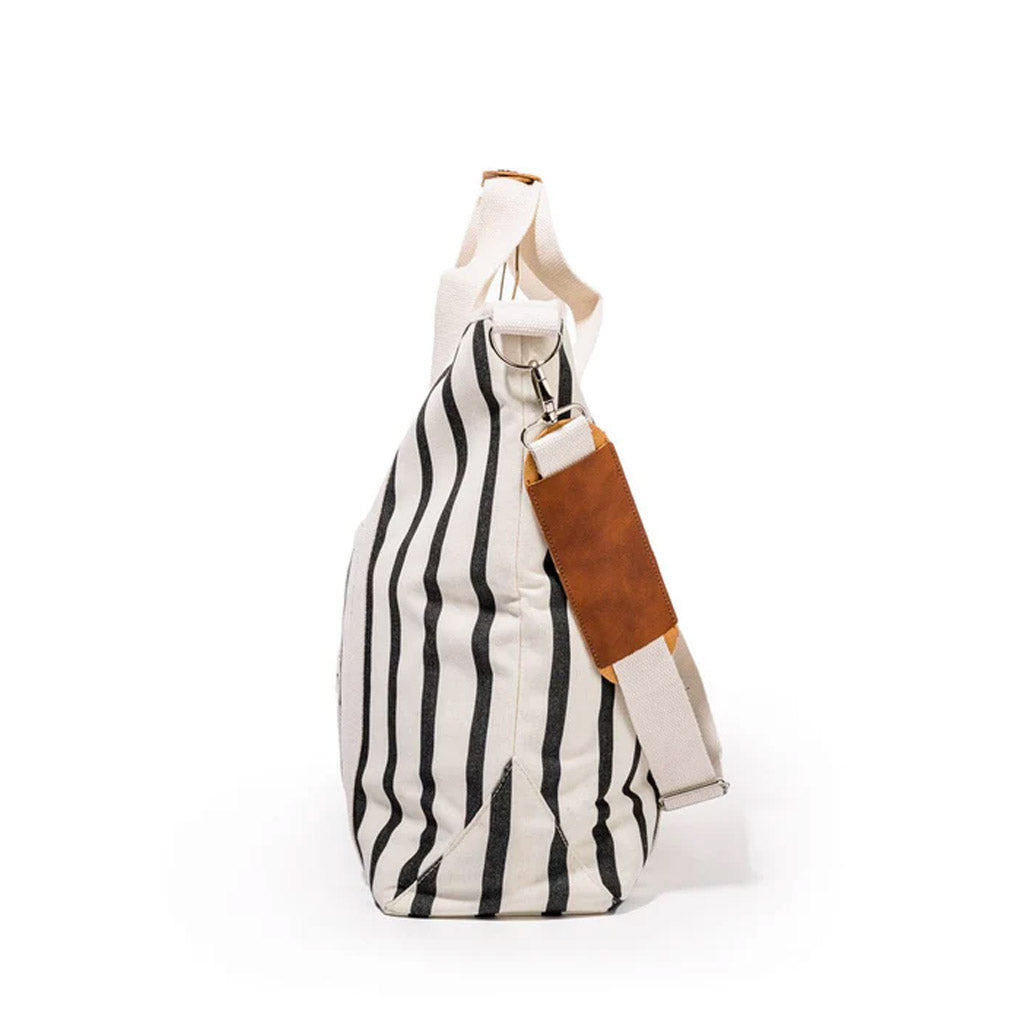 THE COOLER TOTE BAG - MONACO BLACK STRIPE - Collector Store