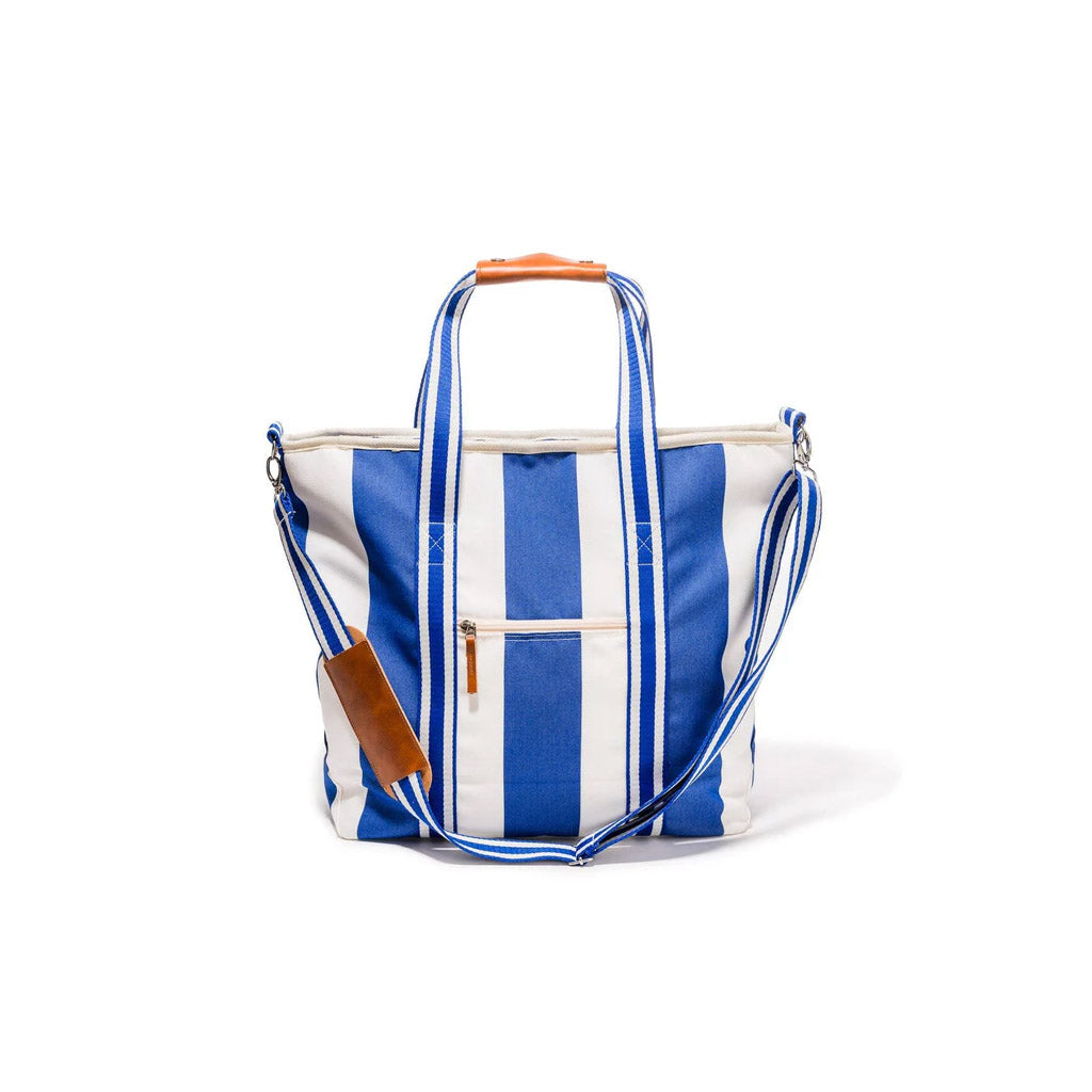 THE COOLER TOTE BAG - MEDITERRANEAN BLUE STRIPE - Collector Store