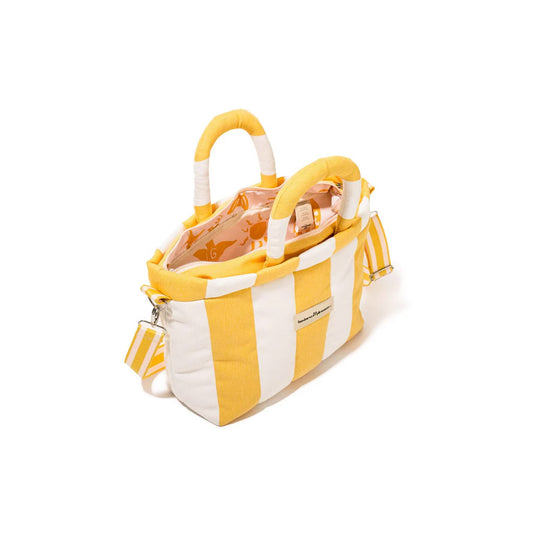 CLOUD COOLER TOTE BAG - CREW MIMOSA YELLOW STRIPE - Collector Store Sydney