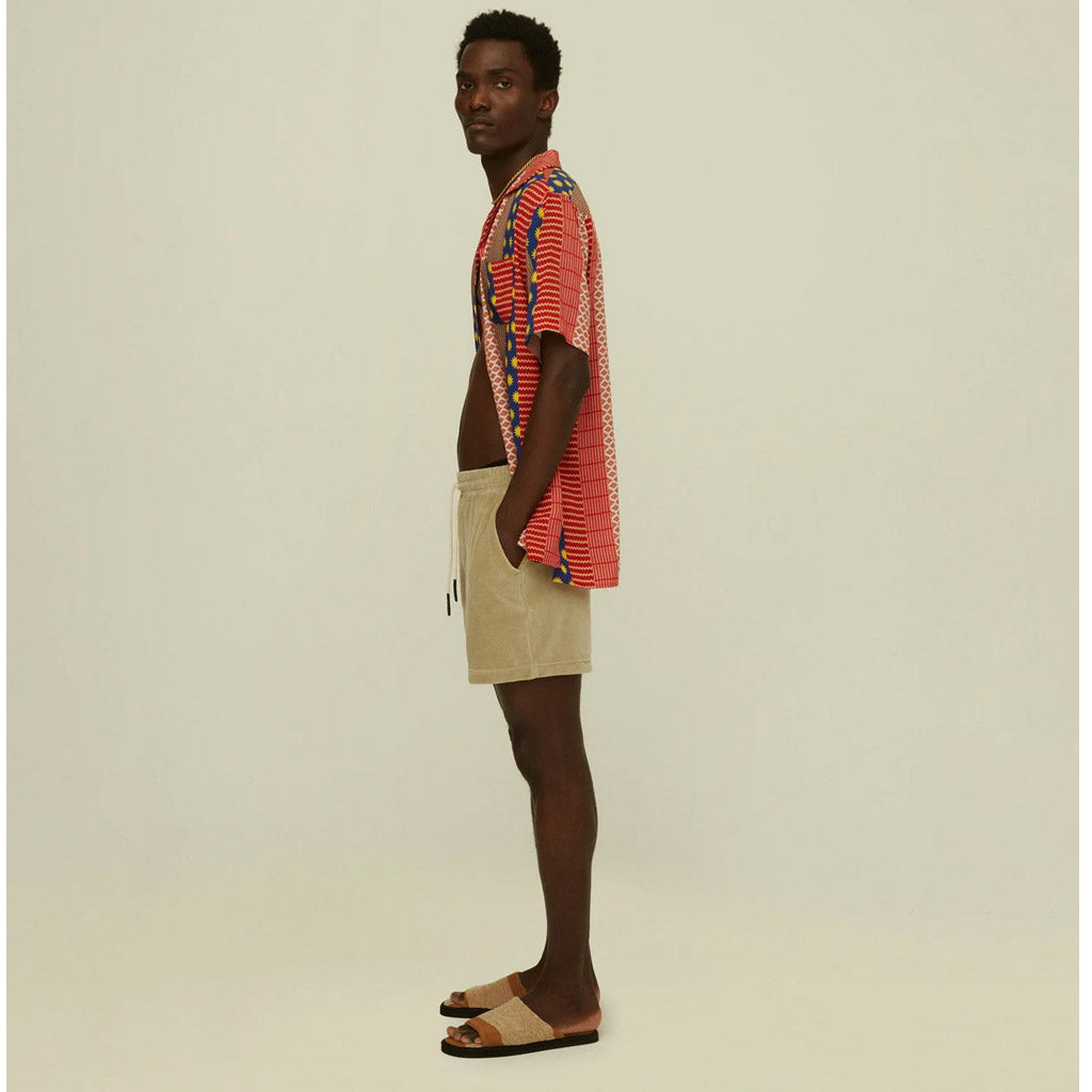 OAS SHORTS Washed Grey Velour - Collector Store