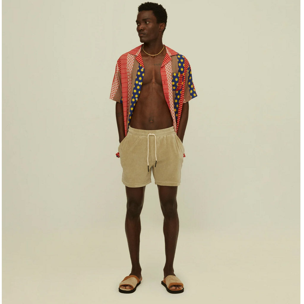 OAS SHORTS Washed Grey Velour - Collector Store