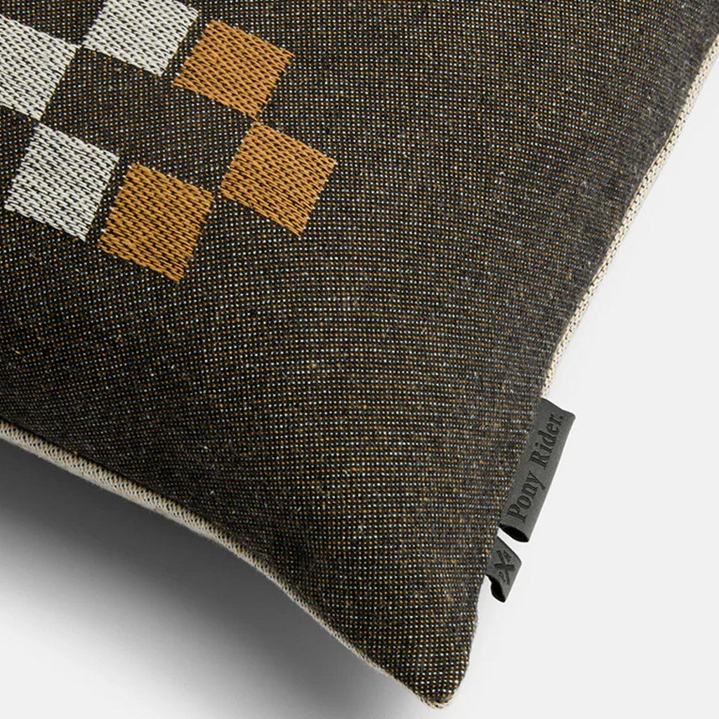 Alpine Retreat Rectangle Cushion | Black/Natural 85cm x 45cm - Collector Store Sydney