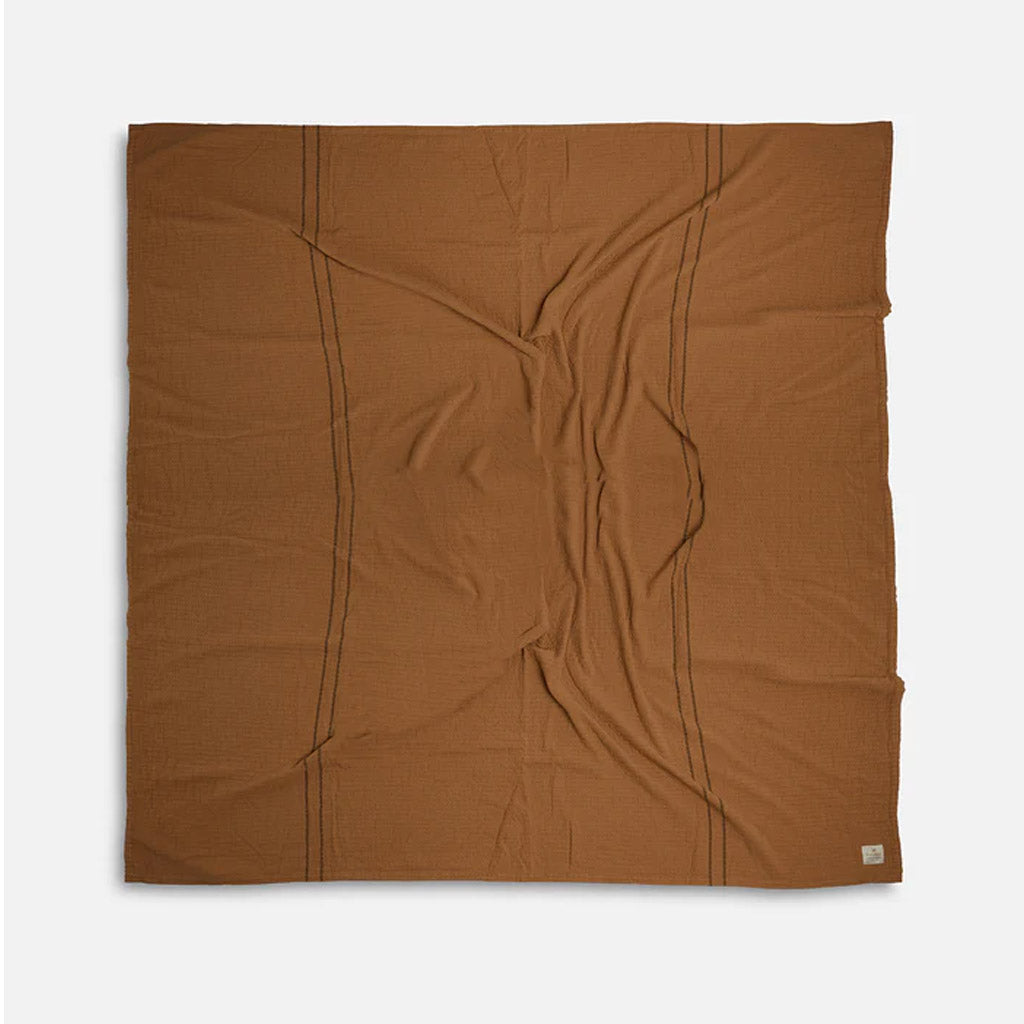 Pony Rider | Coming Home Pique Quilted Blaknket | Tobacco | King 233cm x 223cm - Collector Store