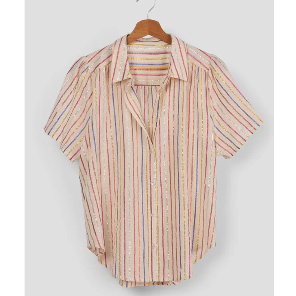 Marie Louise De Monterey - Persanne Blouse Rainbow Stripe - Collector Store