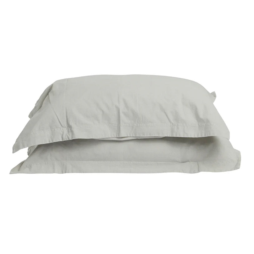 Pony Rider | Organic Standard Pillow Case Set of 2 | Stone - Collector Store