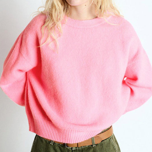 American Vintage Knit Jumper - Vito - Melange Rose - Collector Store Sydney