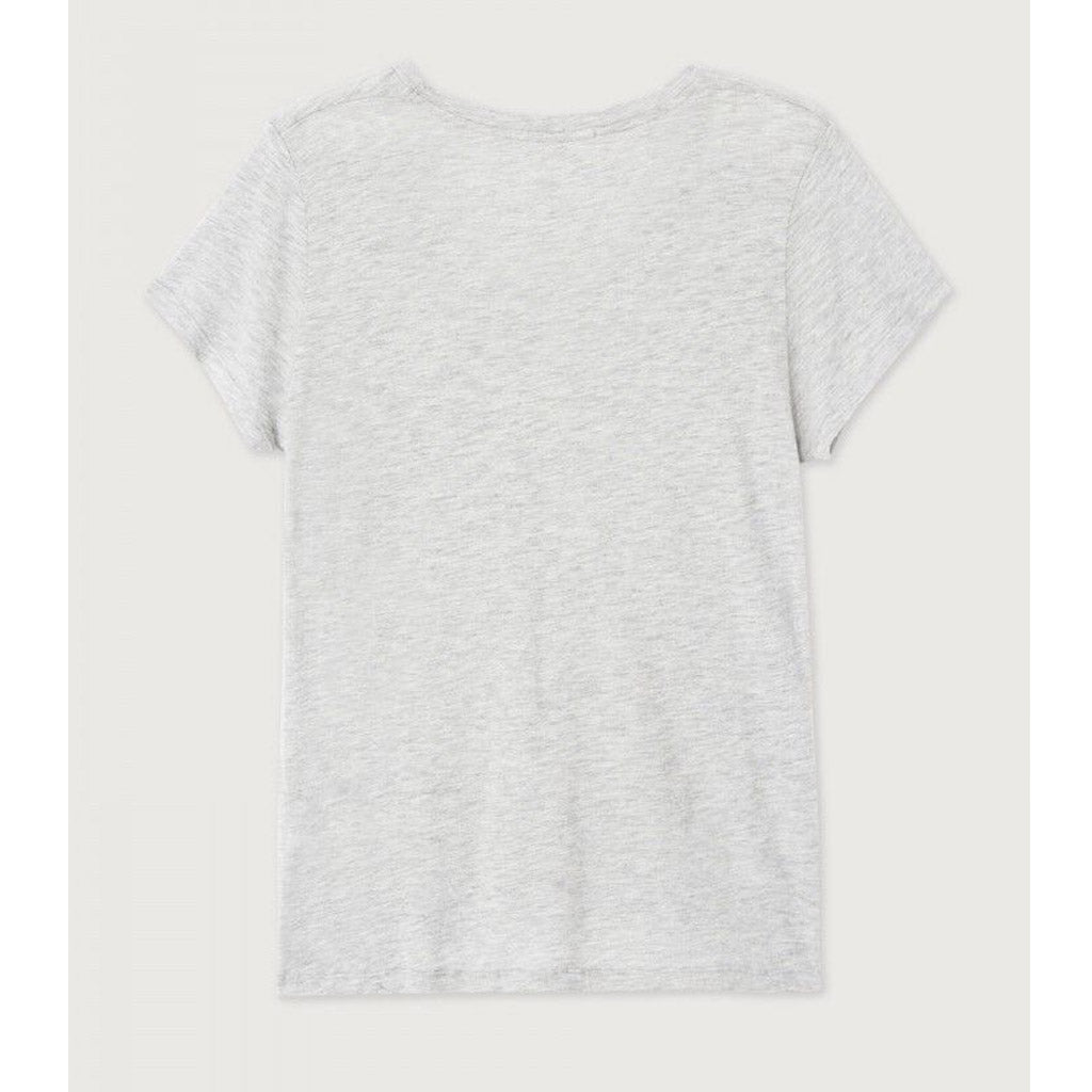 American Vintage Jacksonville Round Neck Tee - Polar Melange - Collector Store