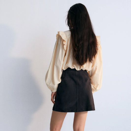 New Society - Preveza Blouse Macadamia - Collector Store Sydney