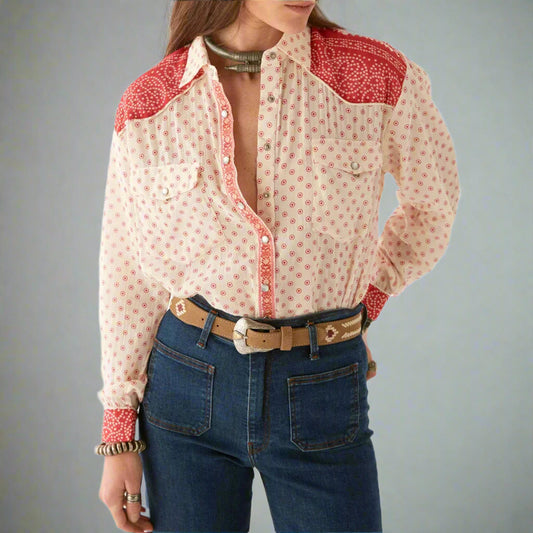 Maison Hotel : JOSELITO BLOUSE - Passion Red - Collector Store Sydney