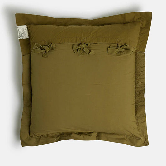 Pony Rider | Organic Canvas Sham | Kelp - Collector Store Sydney
