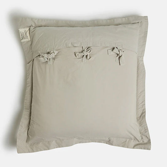 Pony Rider | Organic Canvas Sham | Stone - Collector Store Sydney