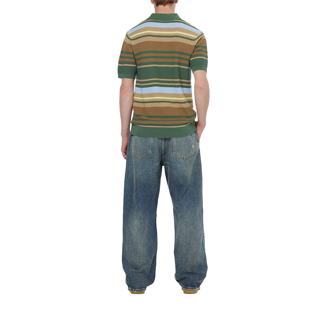 Structured knitted polo Multi - Scotch & Soda - Collector Store