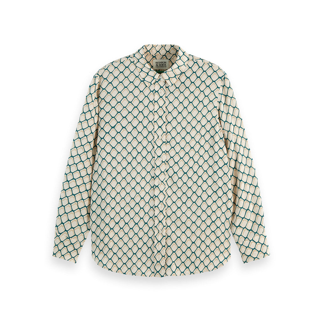 Relaxed Fit Printed shirt - Scotch & Soda - Collector Store