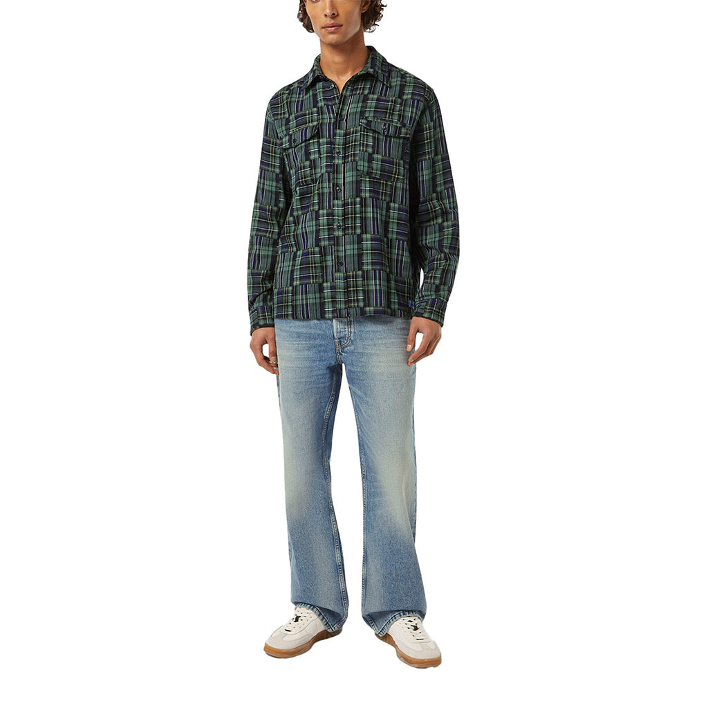 Patchwork Check Shirt - Scotch & Soda - Collector Store