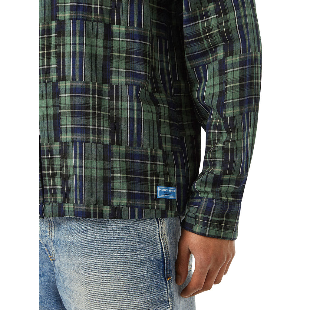 Patchwork Check Shirt - Scotch & Soda - Collector Store