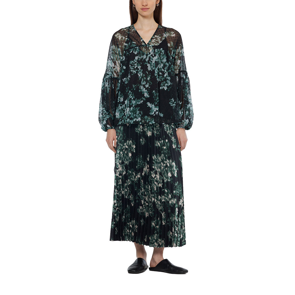 Floral Pleated skirt Nieuw - Scotch & Soda - Collector Store