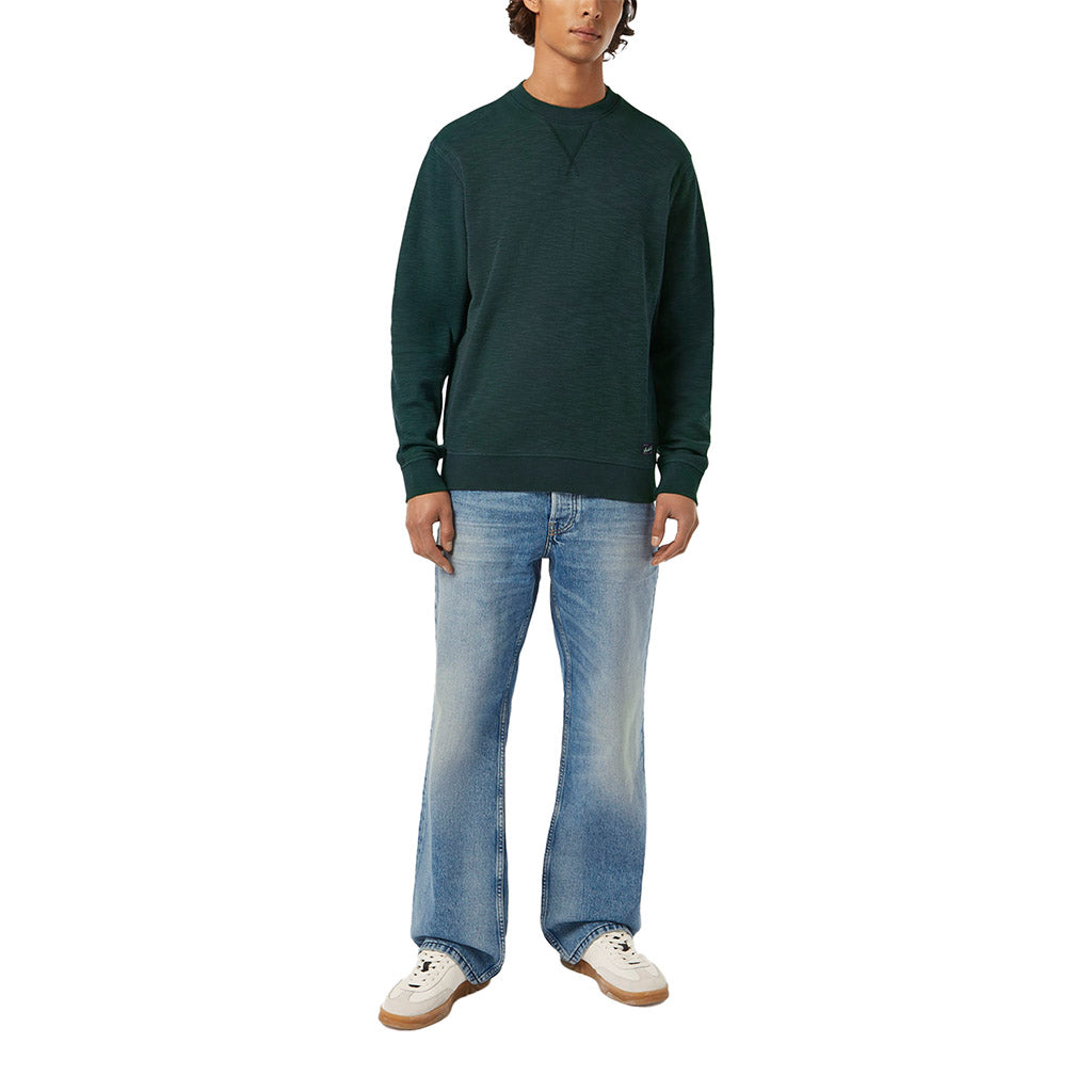Green Garment-dyed sweatshirt - Scotch & Soda - Collector Store