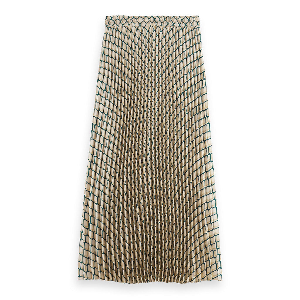 Printed Pleated skirt Net - Scotch & Soda - Collector Store